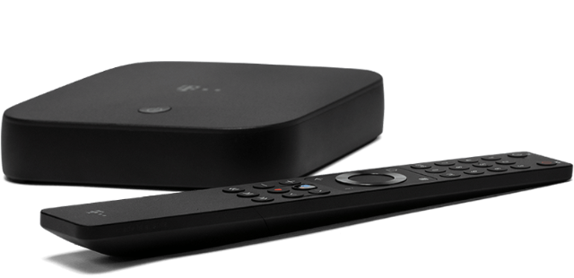 Produktabbildung Magenta TV Box mit Fernbedienung